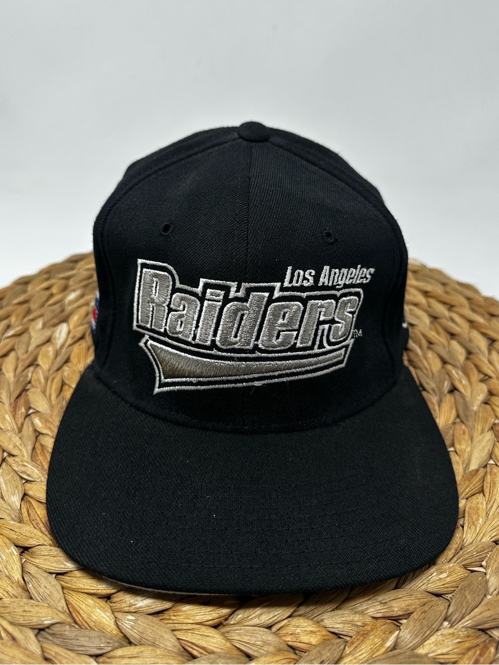 Vintage Los Angeles Raiders Starter Pro Line Hat Black Starfit Size 7- 7 3/4